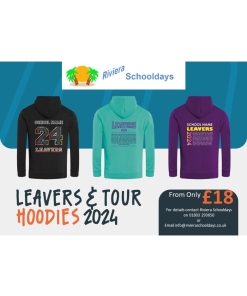 LEAVERS -ON TOUR COLOUR HOODIE, Leavers Garments