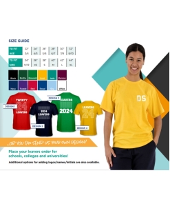 PRINTED TEE-SHIRTS, Leavers Garments