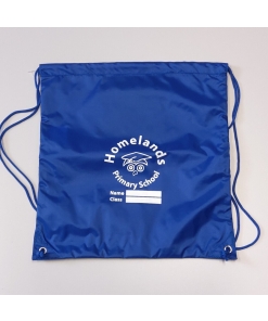 Homelands Primary School - HOMELANDS PE BAG, PE Kit