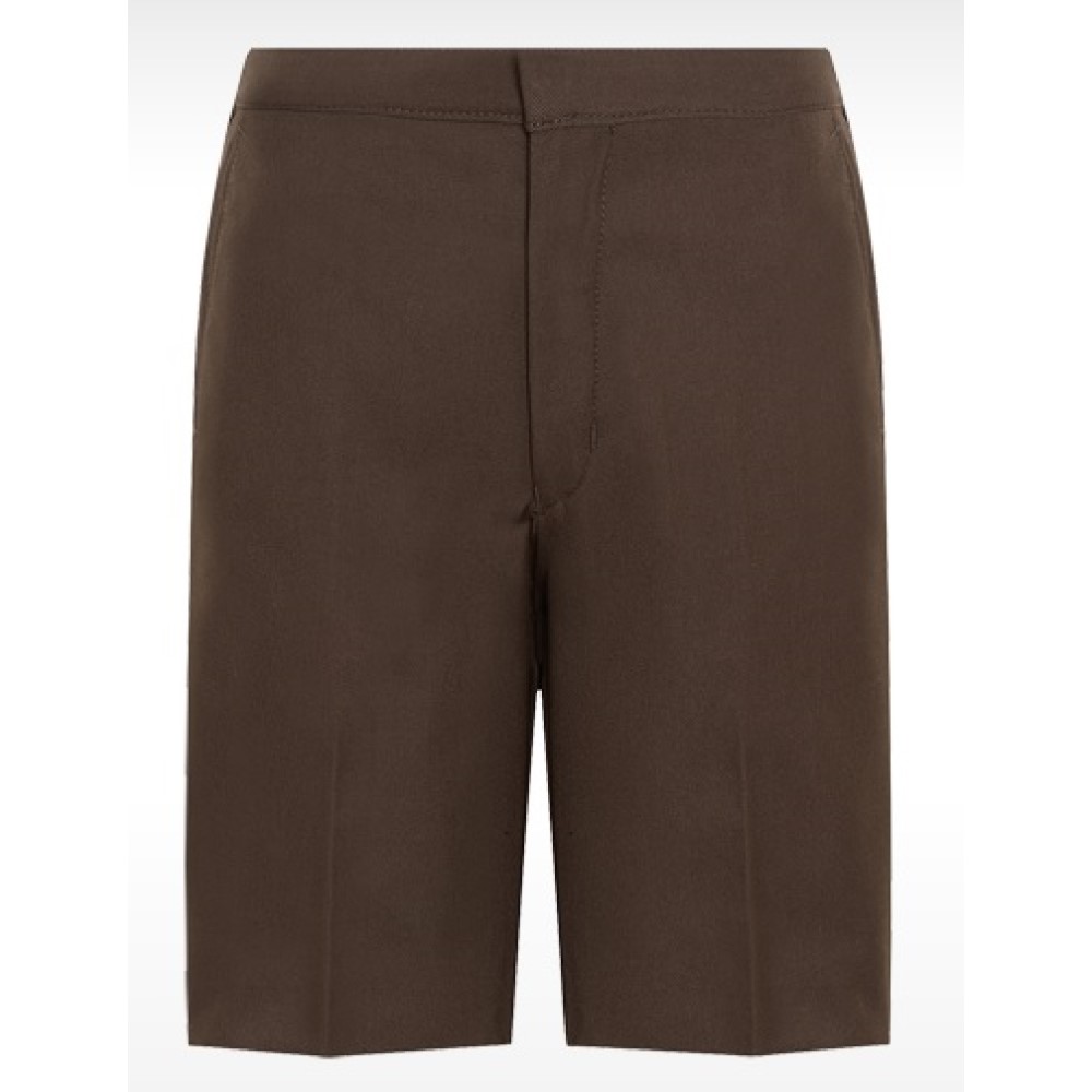 FLAT FRONT BERMUDA SHORTS, Years 7 to 11, Boys Trousers, Trousers, TBGS Uniform