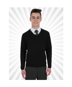 50 50 VNECK JUMPER, Plain School Wear, Years 7 to 11, TBGS Uniform