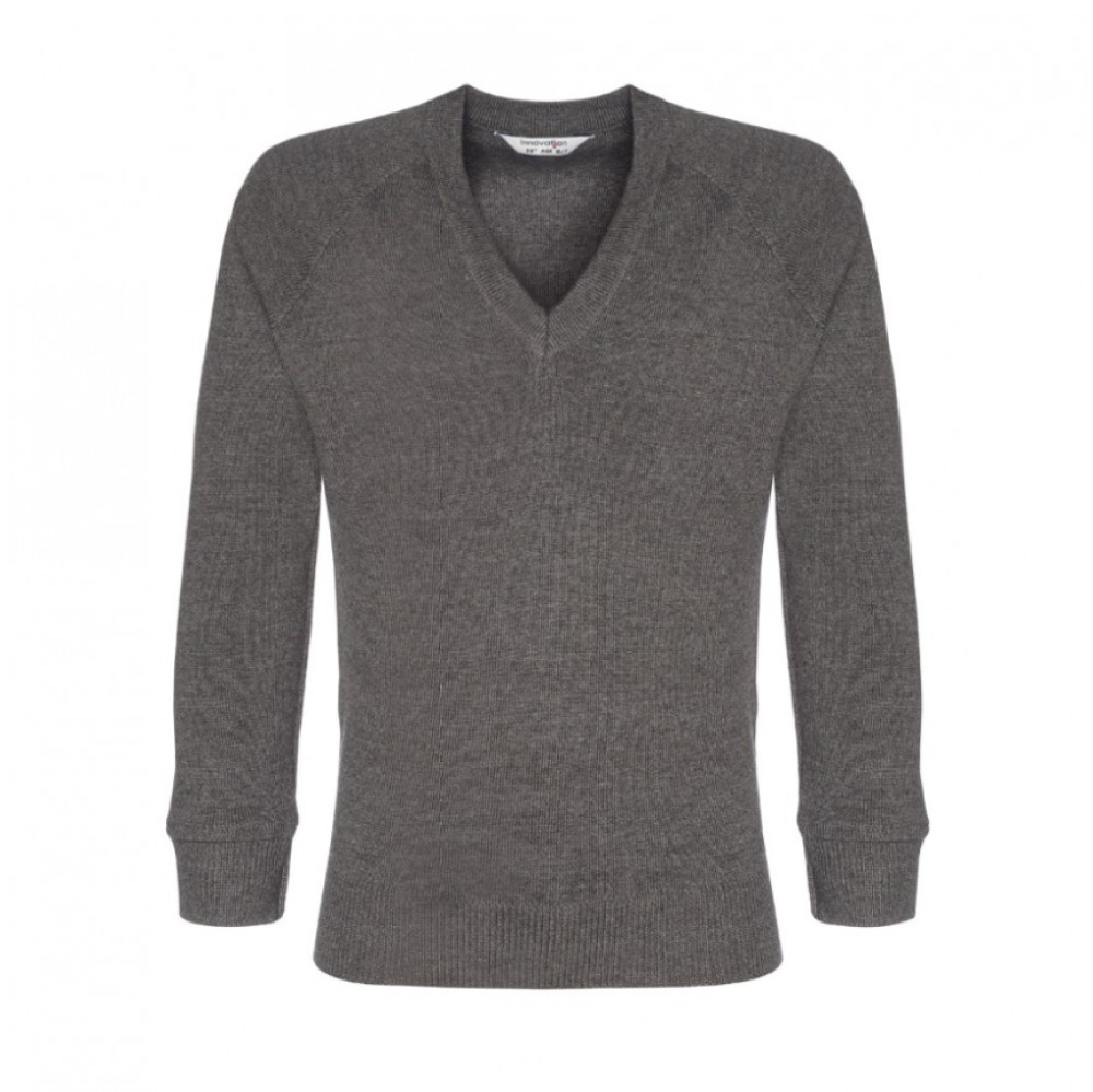 50 50 VNECK JUMPER, Plain School Wear, Years 7 to 11, TBGS Uniform