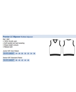 V NECK SLIPOVER, Plain School Wear, Years 7 to 11