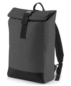 REFLECTIVE ROLL TOP BACKPACK, Plain Bags and Bottles, Canada Hill Primary School