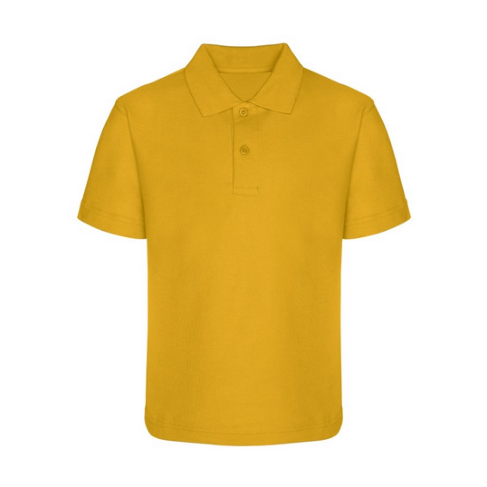 POLO SHIRT - DEEP GOLD, Uniform Items, Mayfield Chestnut Centre, Plain School Wear