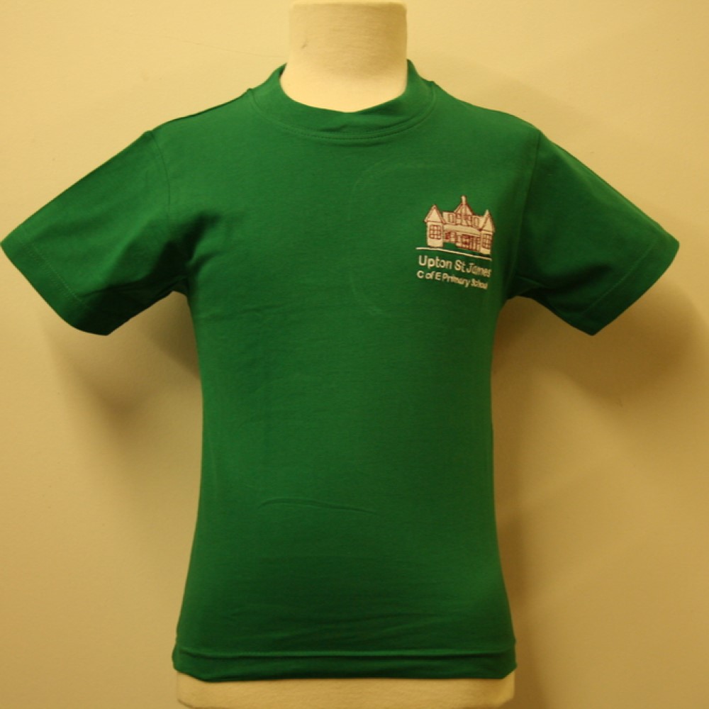 Upton St James C of E Primary School - UPTON PE T SHIRT, PE Uniform
