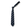 Torre C of E Academy - Double Stripe Design Tie Navy / Light Blue (DS102), Uniform Items, Ties